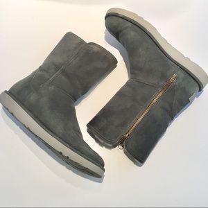 Sold  UGG Abree II Short Boots Size 8 Grigio